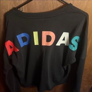ADIDAS cropped crew sweater